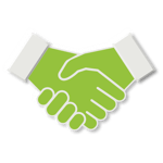 Icon of shaking hands