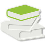 Icon of stacked books